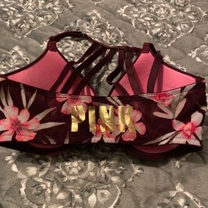 Pink Victoria’s Secret wear everywhere push up bra size 32DD (32E)